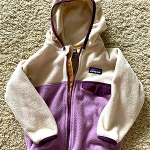 kids patagonia zip-up fleece size 12-18 month